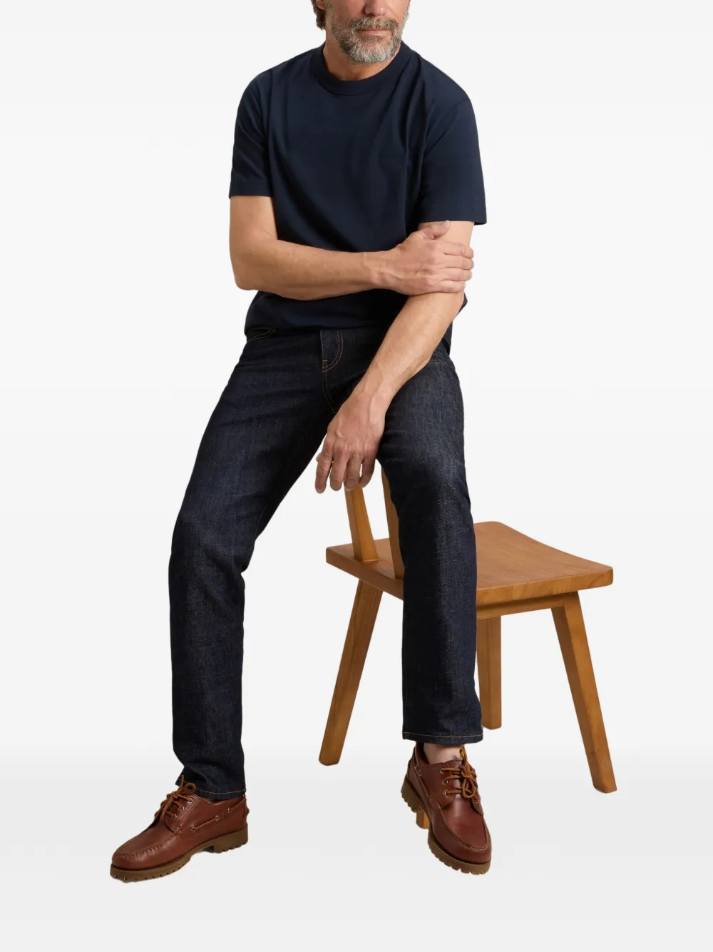 Woolrich T-shirt met geborduurd logo Blauw