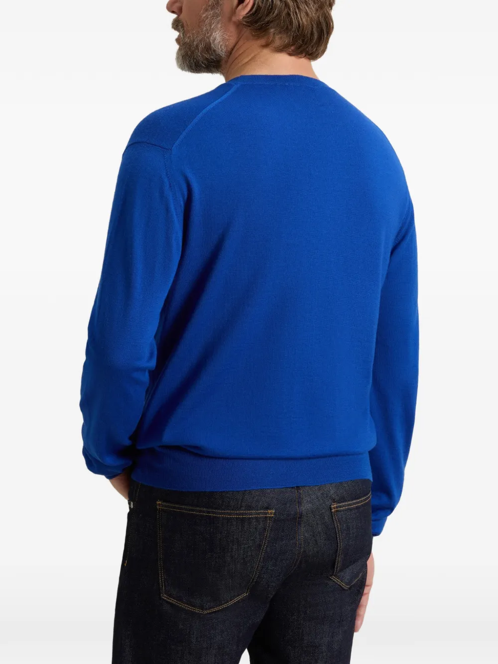 Woolrich Extra fijne trui van merinowol Blauw