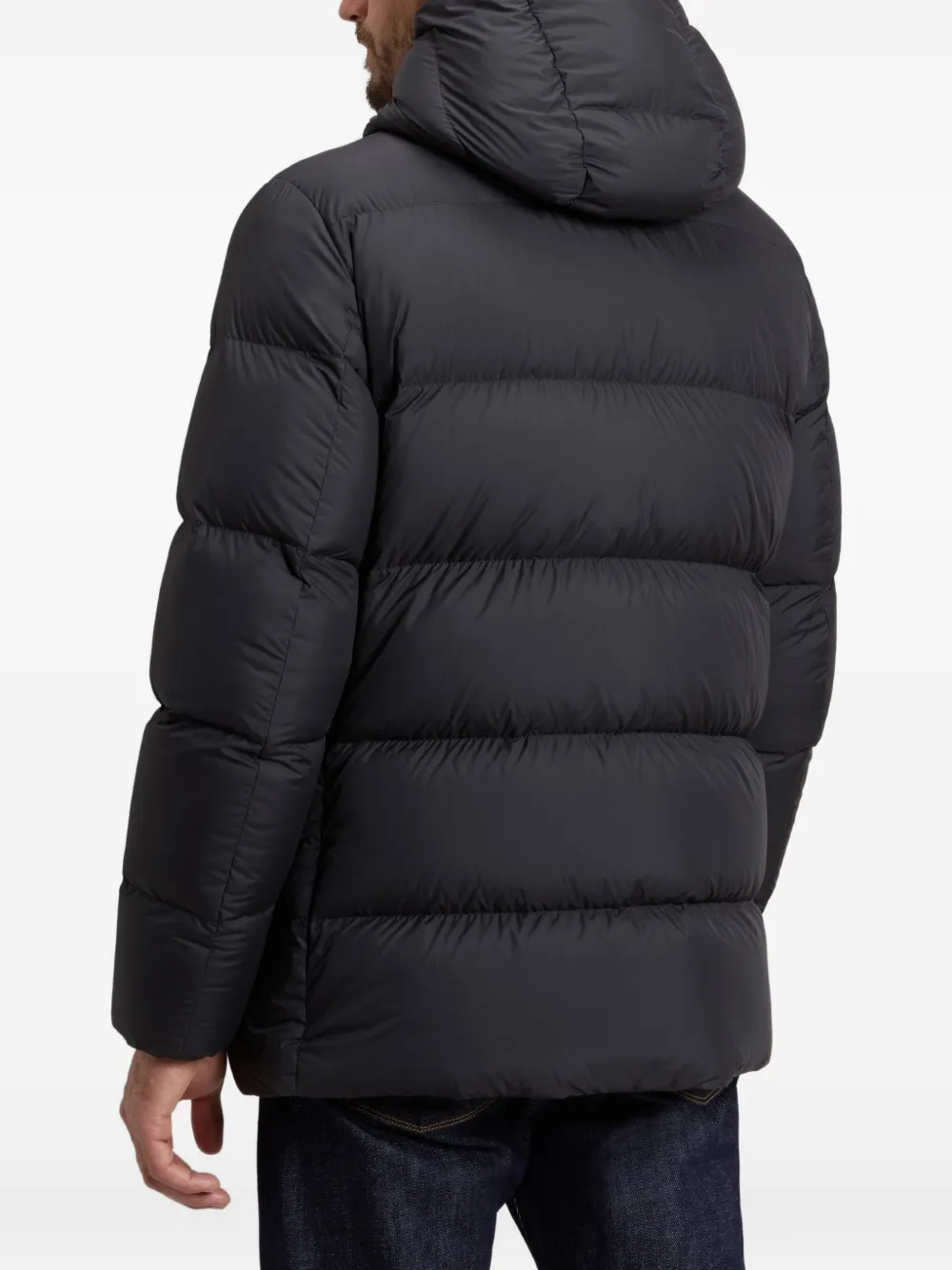 Woolrich Cloud Davis gewatteerd jack Zwart