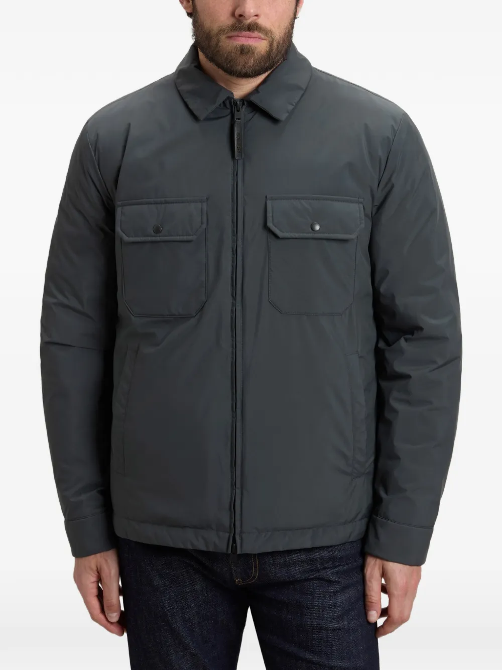 Woolrich Cloud shirtjack Grijs