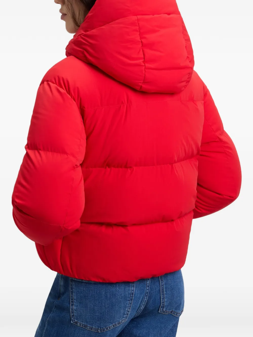 Woolrich Madison gewatteerd jack met capuchon Rood