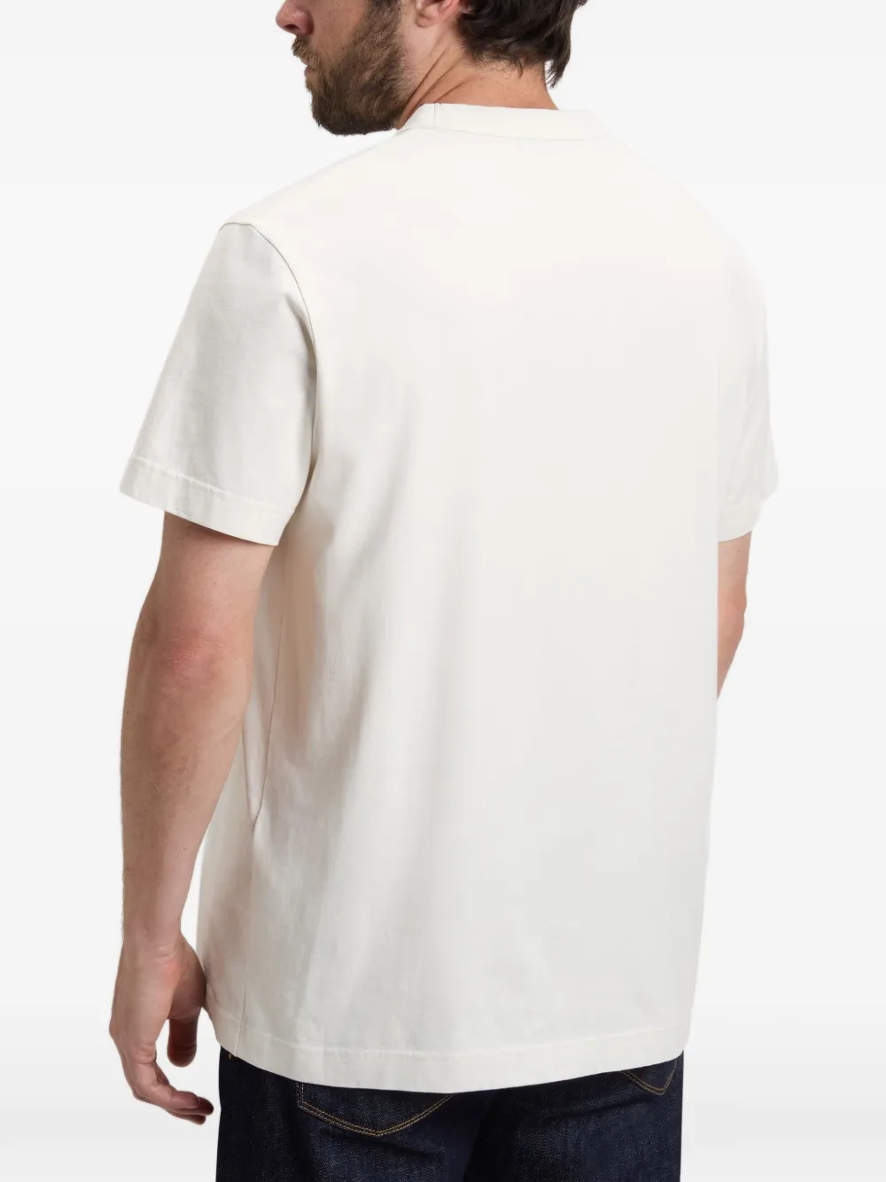 Woolrich Katoenen T-shirt met geborduurd logo Wit