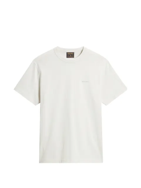 Woolrich футболка с вышитым логотипом
