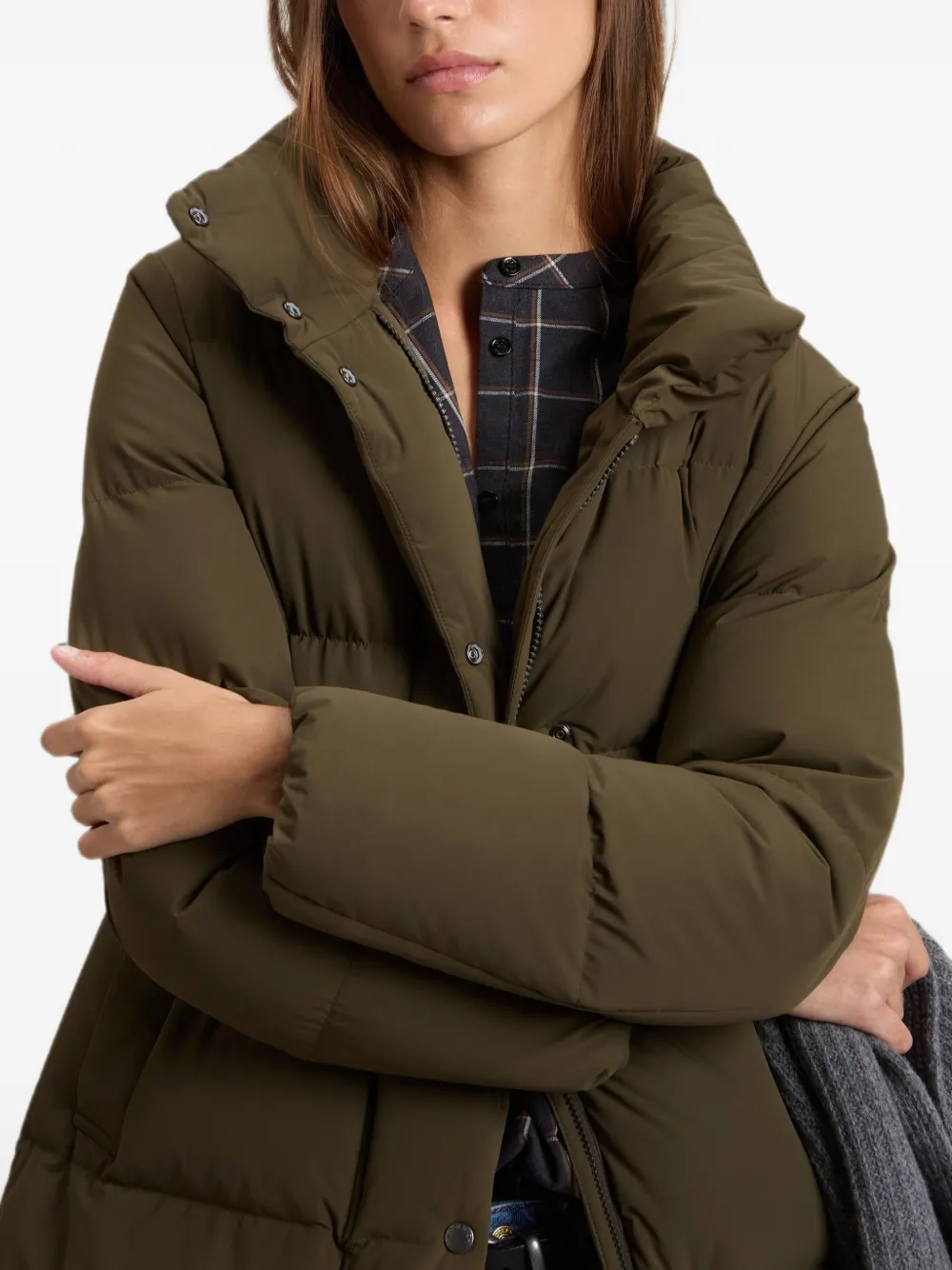 Woolrich Madison gewatteerde jas Groen
