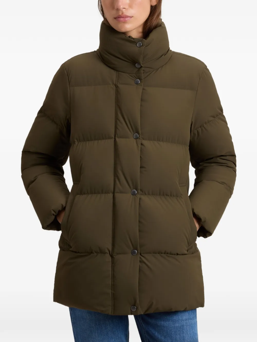 Woolrich Madison gewatteerde jas Groen