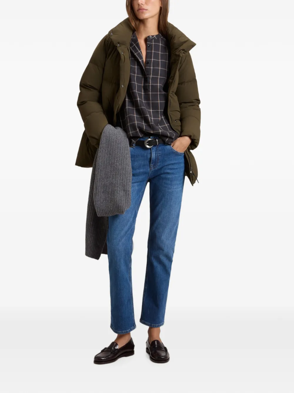 Woolrich Madison gewatteerde jas Groen