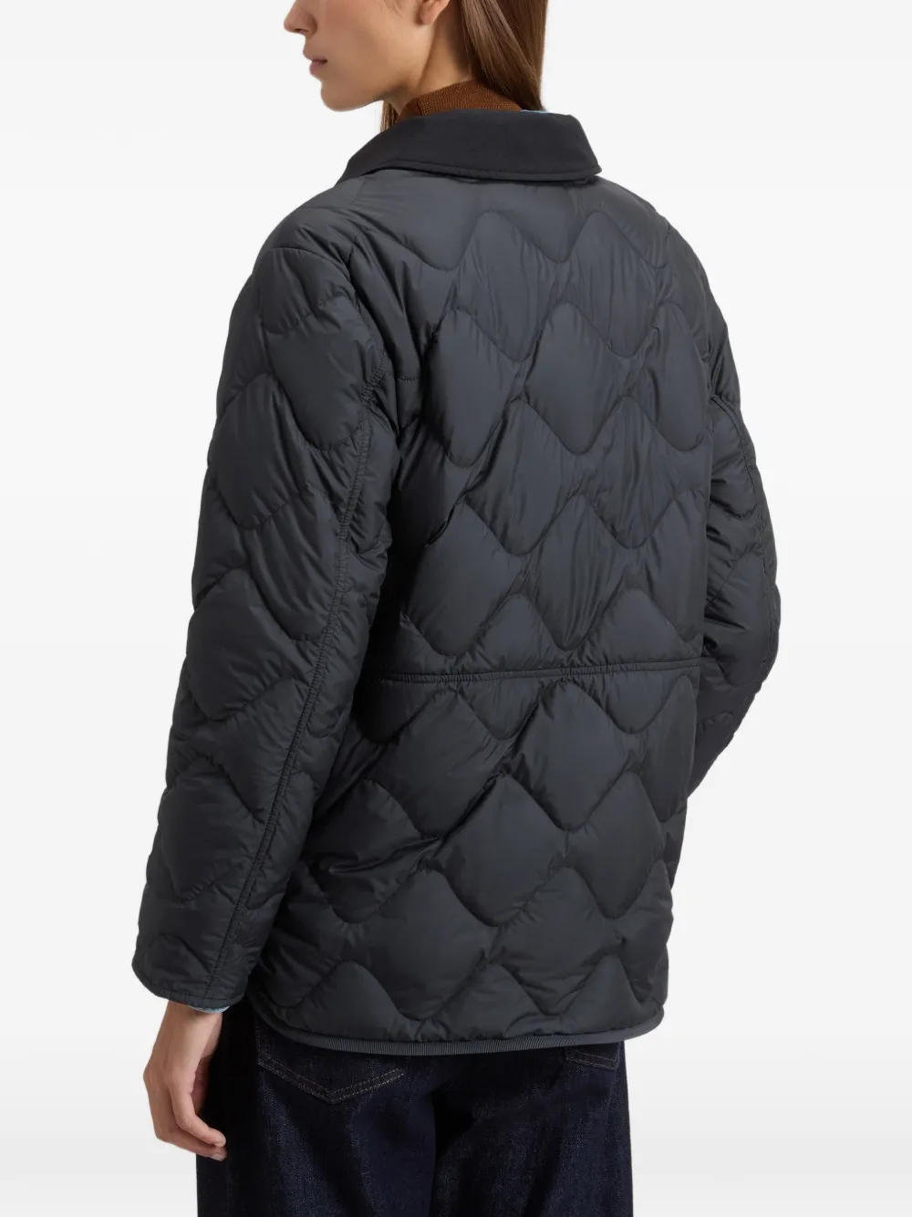 Woolrich Heritage gewatteerd jack met opstaande kraag Zwart