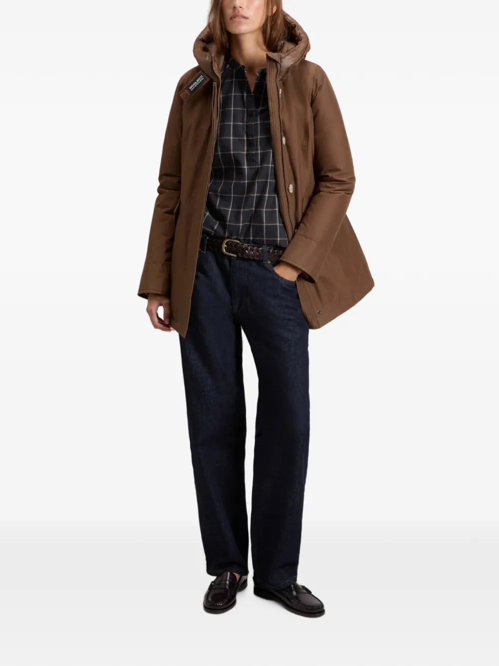 Woolrich Parka met capuchon Bruin