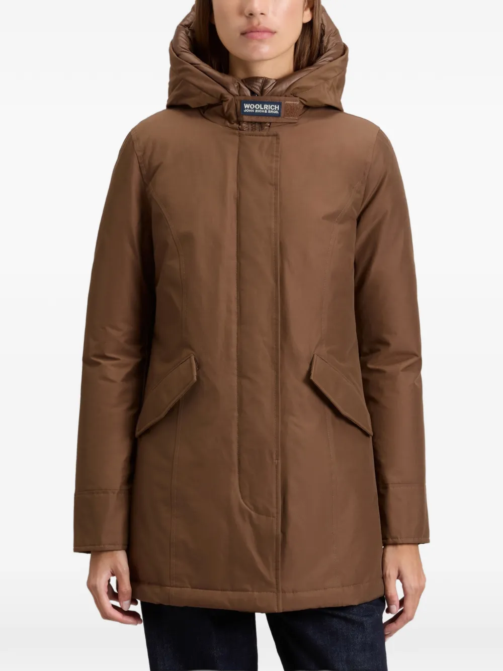 Woolrich Parka met capuchon Bruin