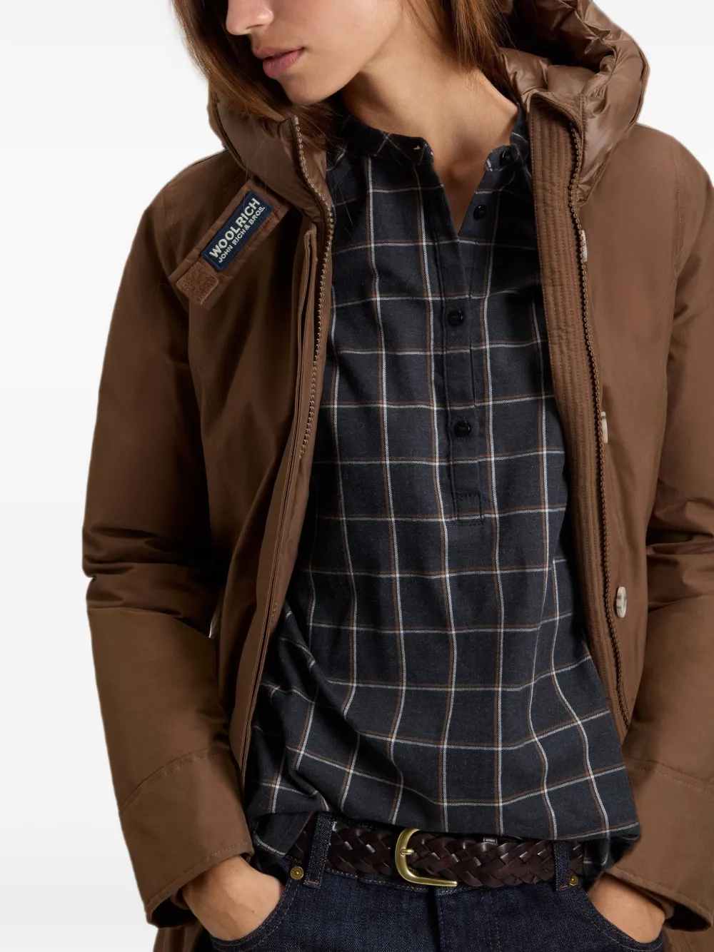 Woolrich Parka met capuchon Bruin