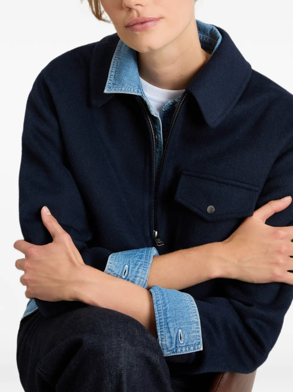Woolrich Dubbelzijdig bomberjack Blauw