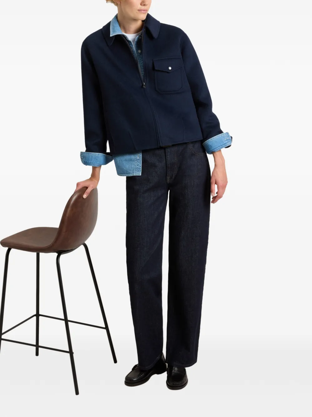 Woolrich Dubbelzijdig bomberjack Blauw