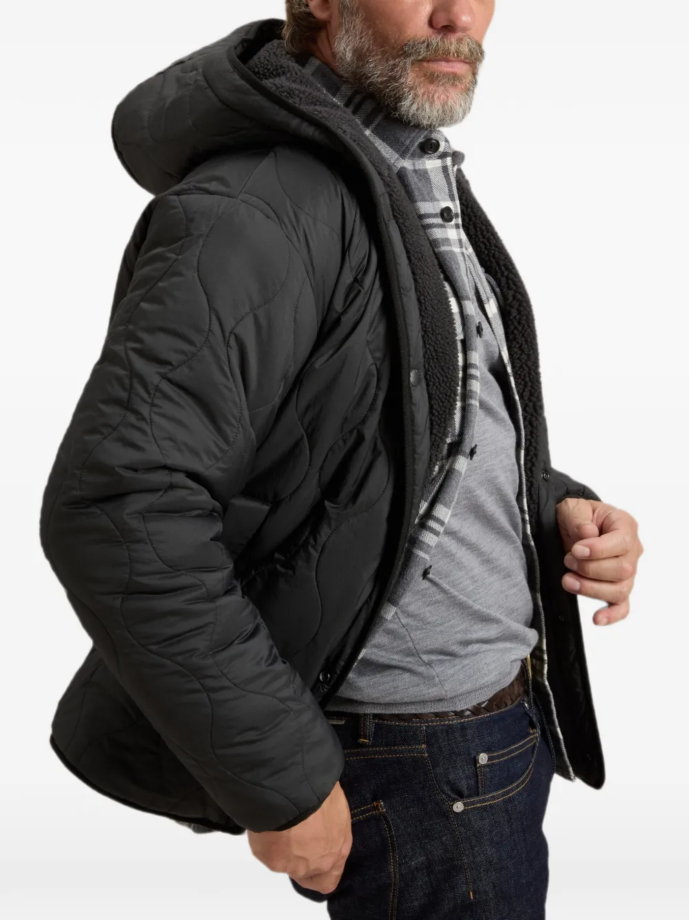 Woolrich Gewatteerd jack Zwart
