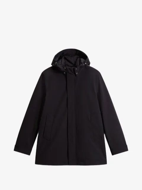 Woolrich hooded padded short coat