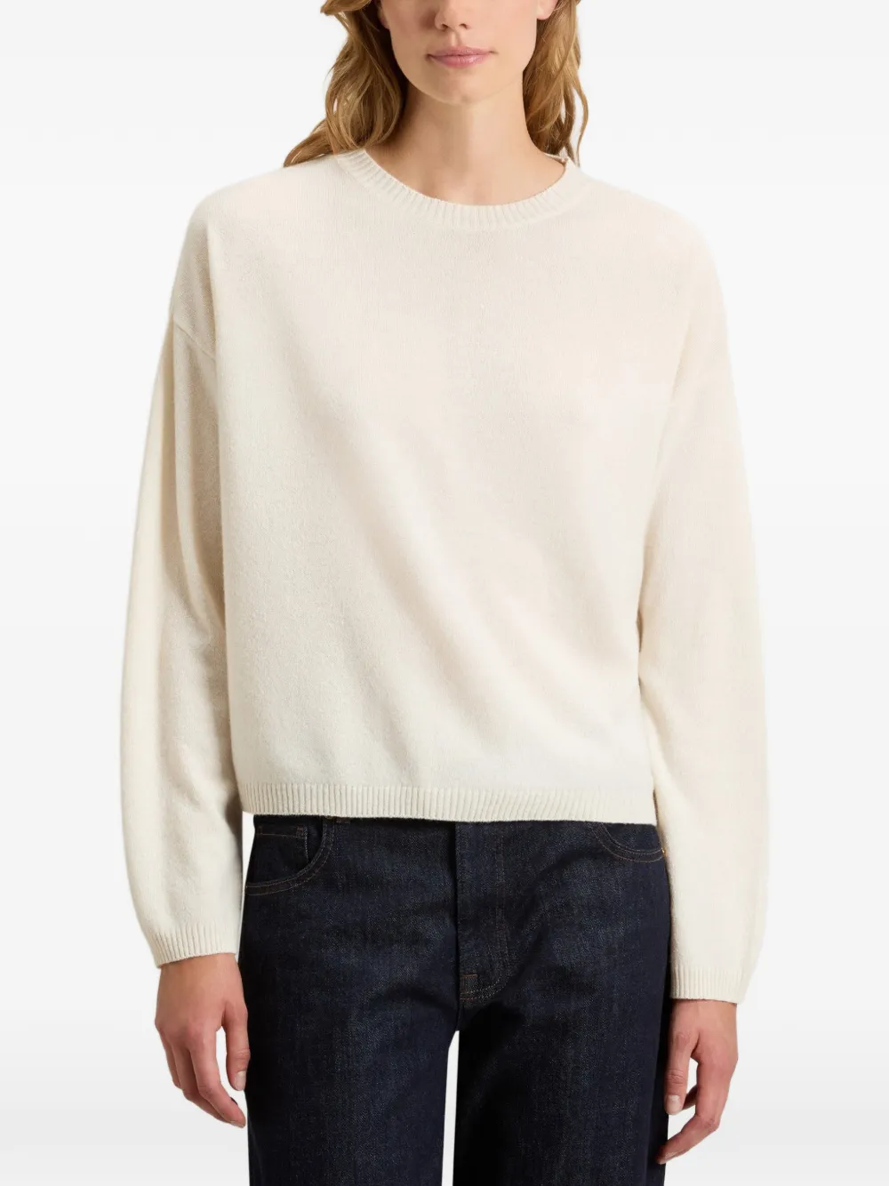 Woolrich Trui met ronde hals Beige