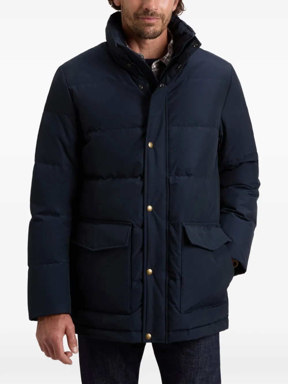 Woolrich Ramar Cloth donsjas Blauw