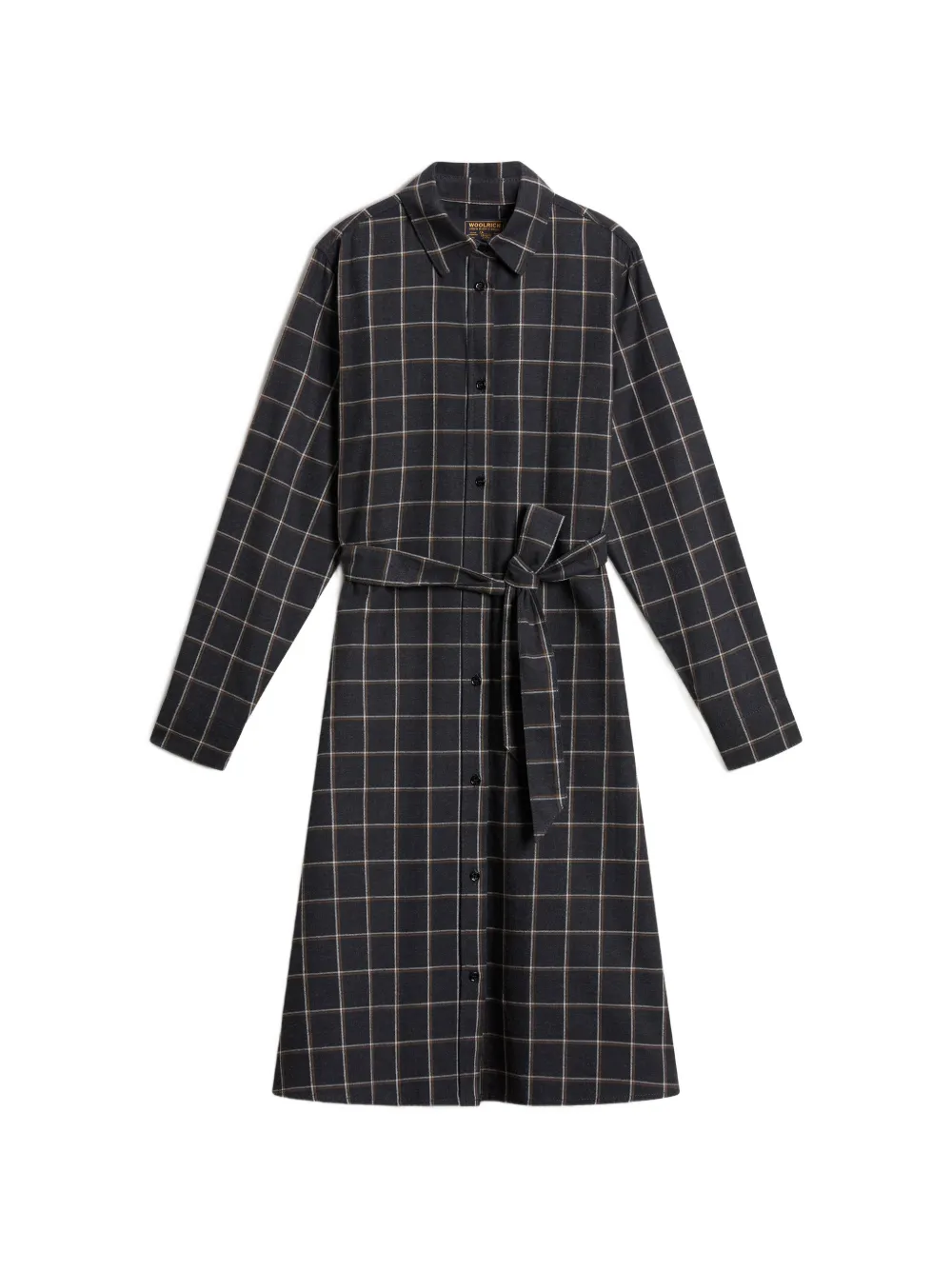 Woolrich Abito midi a quadri - Grigio