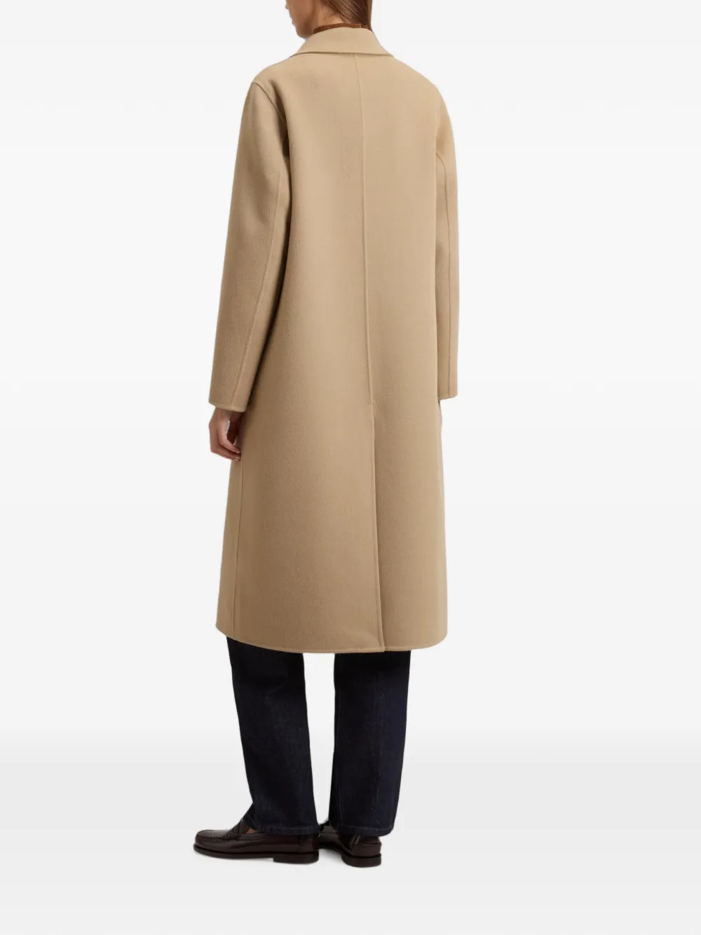Woolrich Jas van scheerwol met gekerfde revers Beige