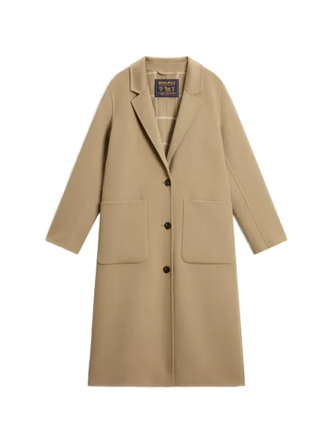 Woolrich abrigo con solapas de muesca