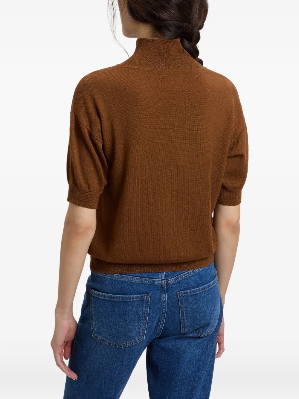 Woolrich Trui met hoge hals Bruin