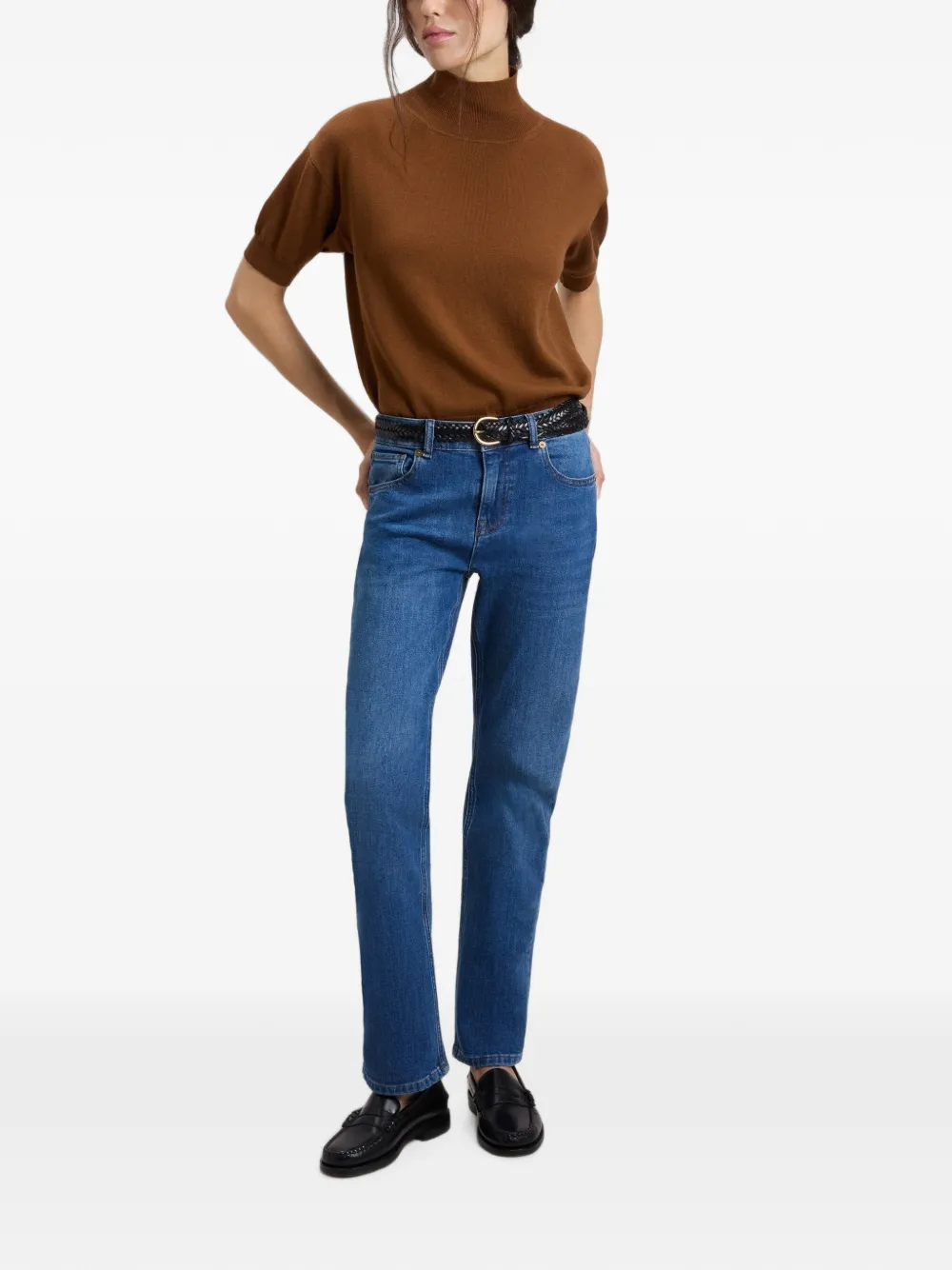 Woolrich Trui met hoge hals Bruin