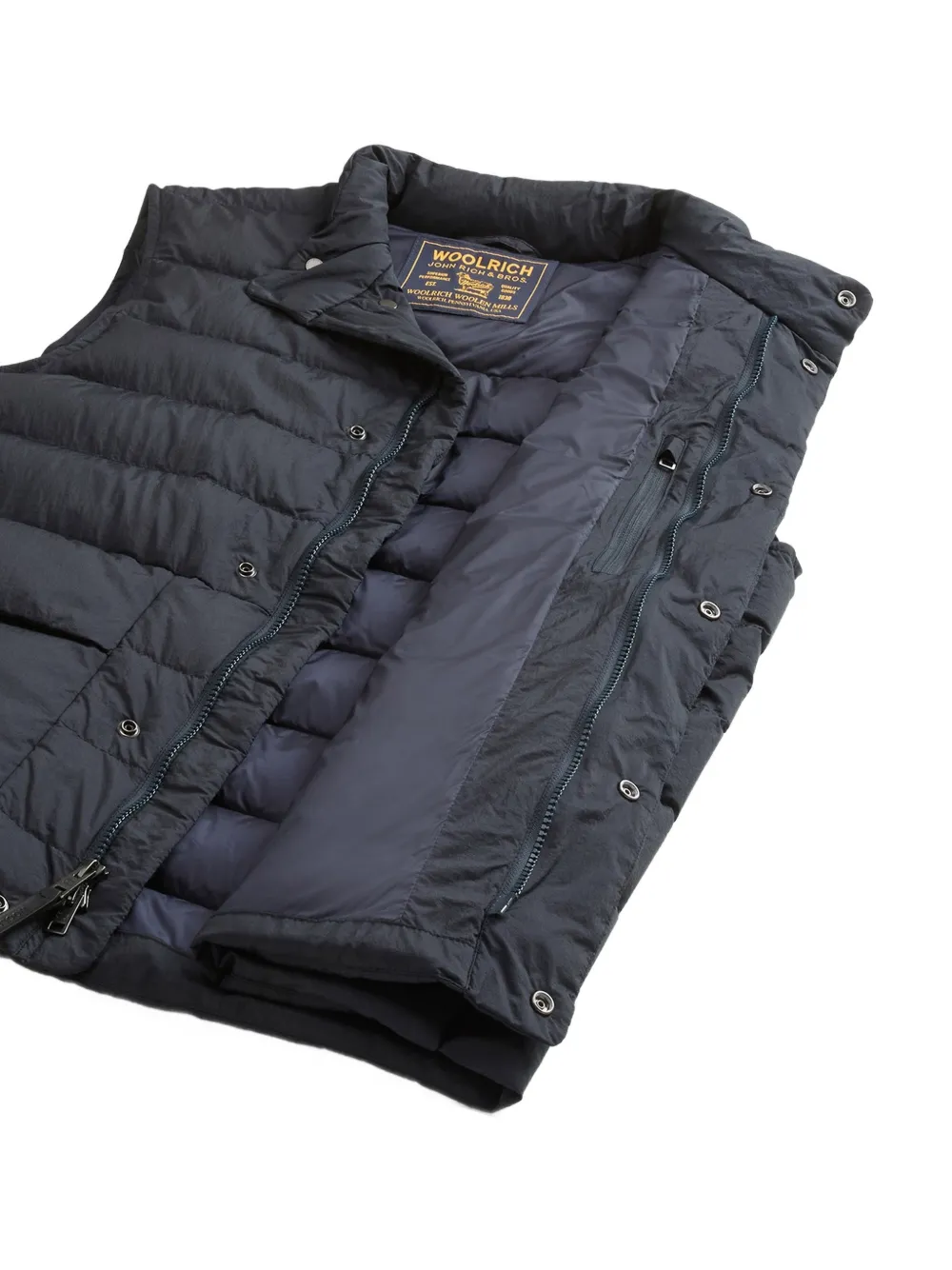 Woolrich Bering gewatteerde bodywarmer Blauw