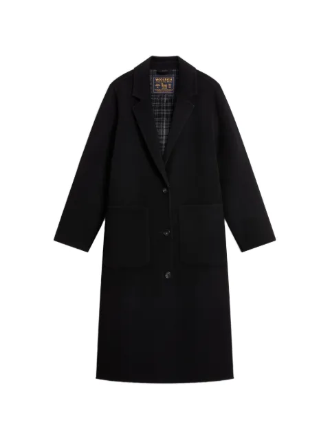 Woolrich wool single-breasted coat