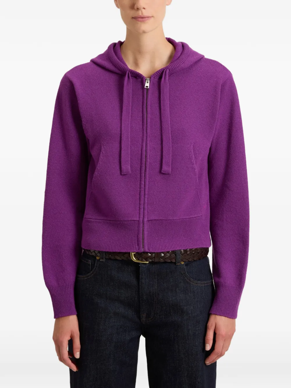 Woolrich Vest met capuchon Paars