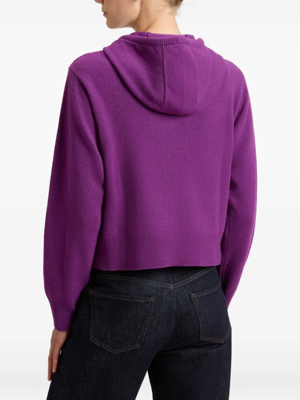 Woolrich Vest met capuchon Paars