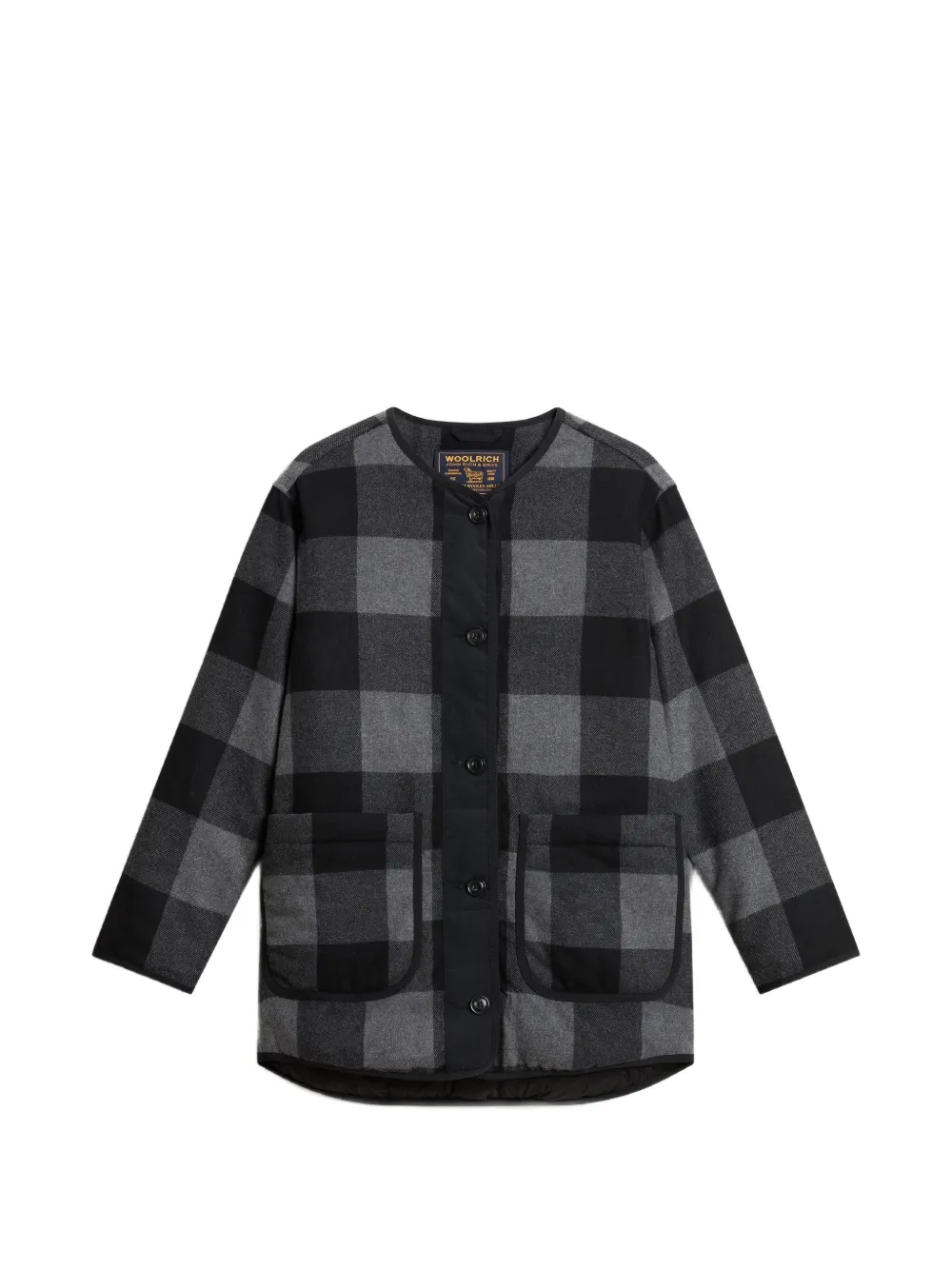 Woolrich Karierte Alaskan Jacke - Grau