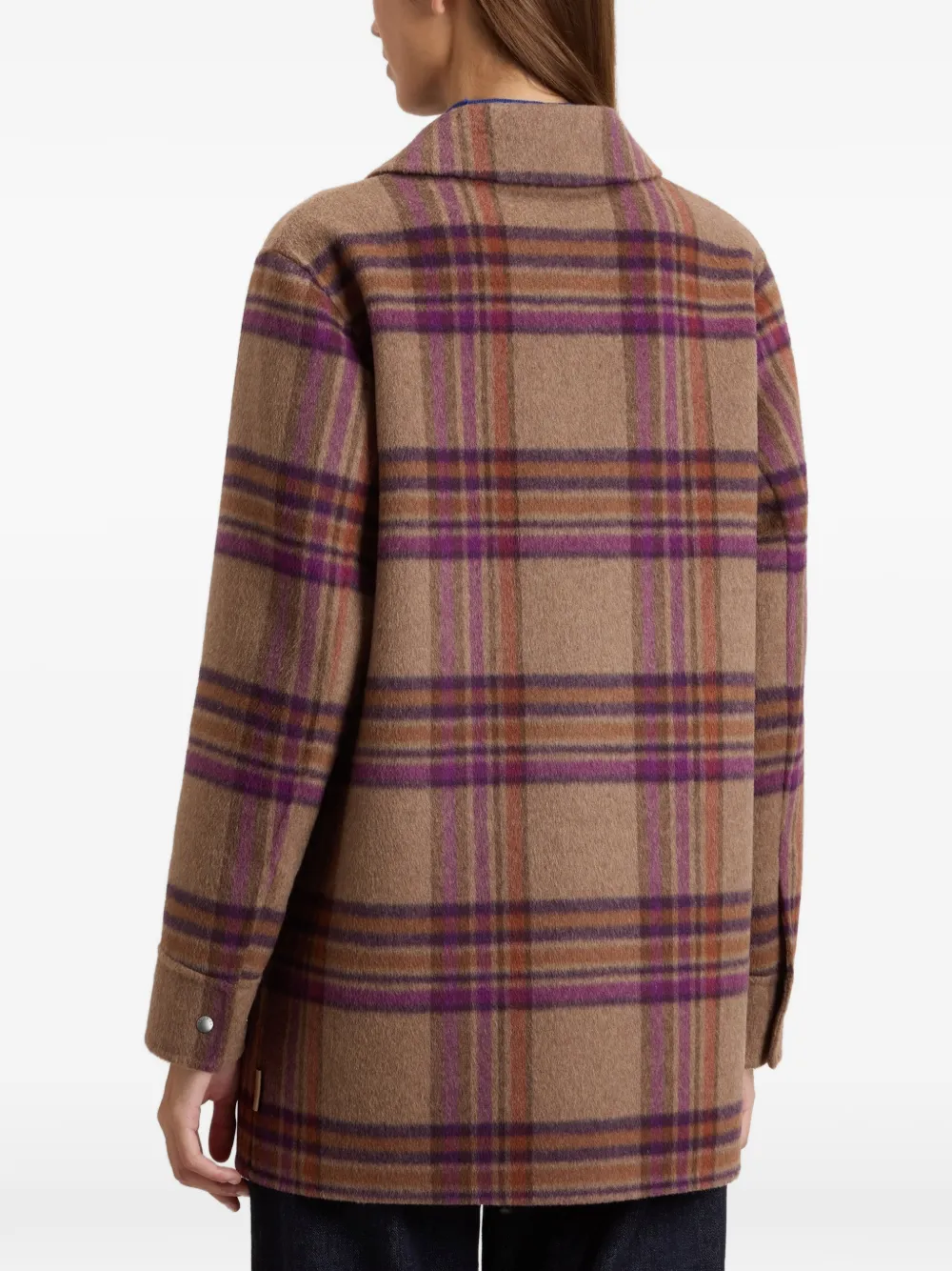 Woolrich Oversized jas met dubbele neus Bruin