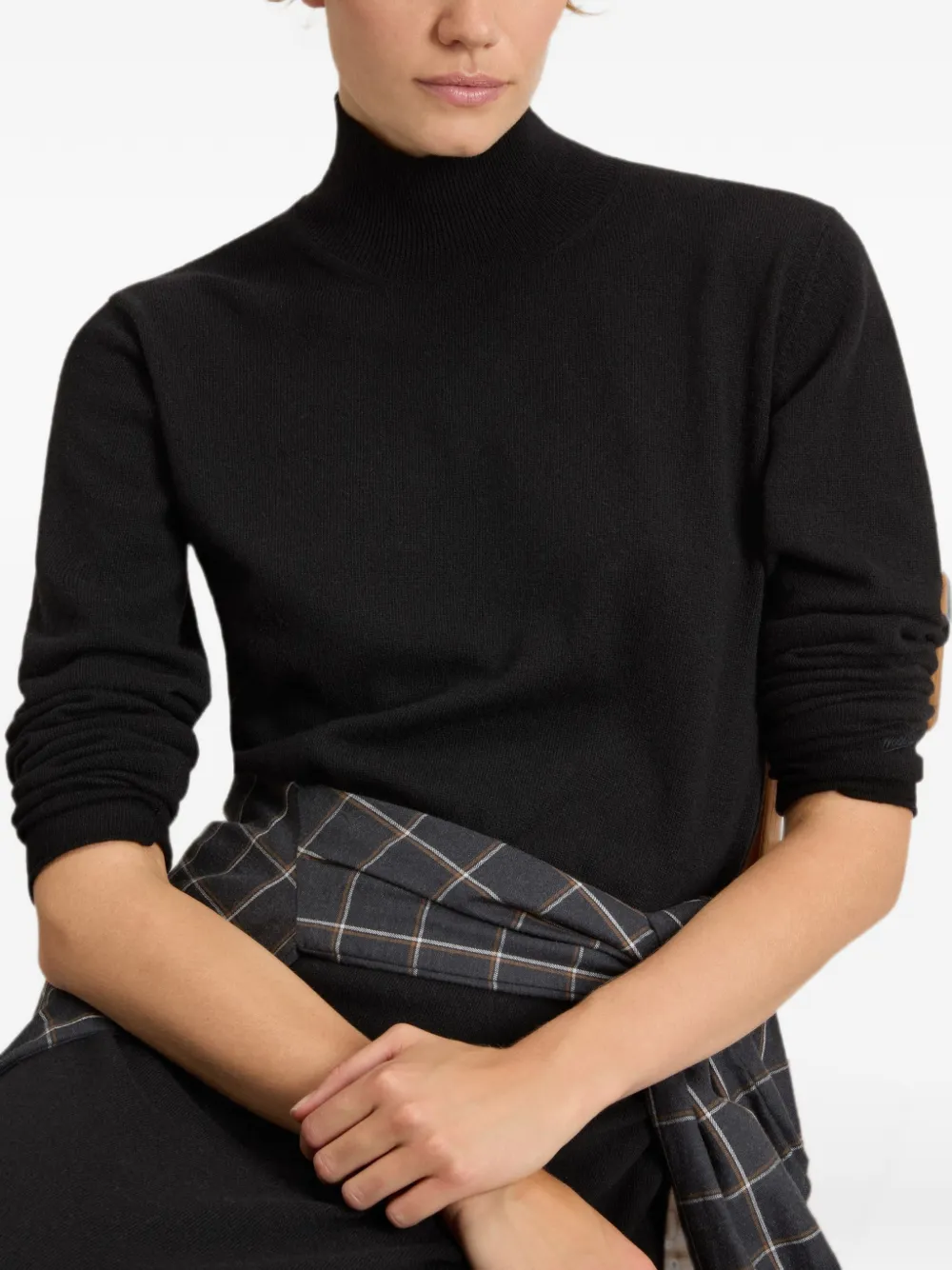 Woolrich Midi-jurk met lange mouwen Zwart