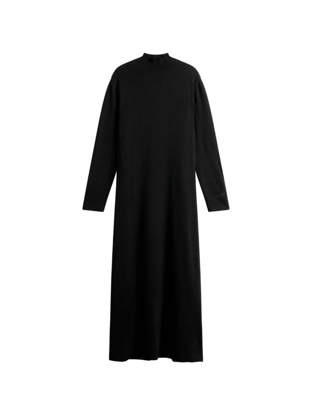 Woolrich mock-neck long-sleeve midi dress - Schwarz