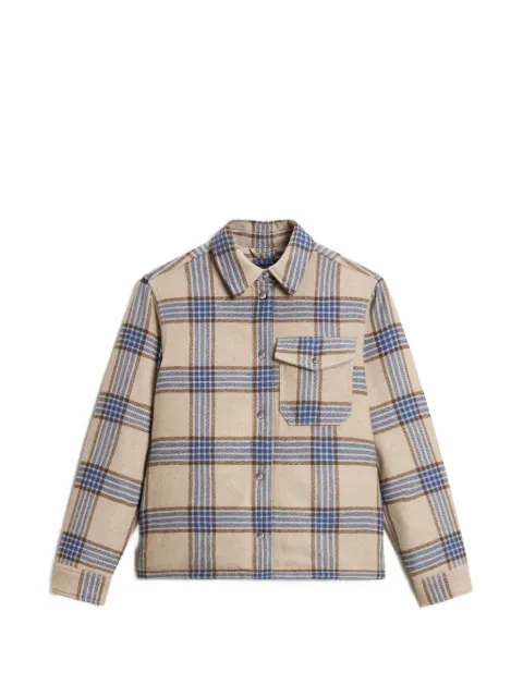Woolrich Alaskan check-pattern shirt jacket
