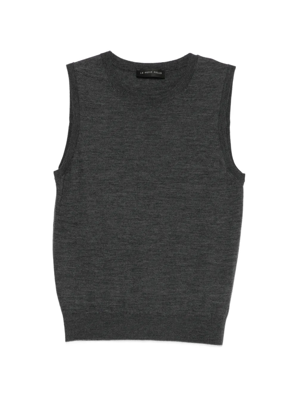 Le Petit Pulle Spencer met ronde hals Grijs