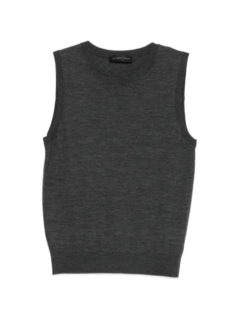 Le Petit Pulle crew-neck vest