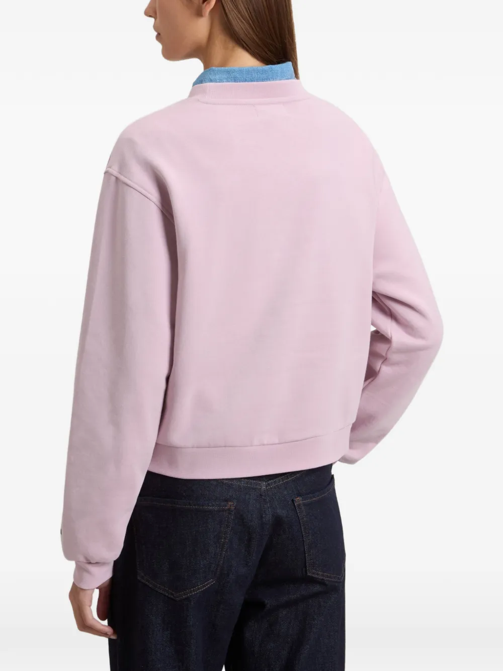 Woolrich Sweater met geborduurd logo Paars