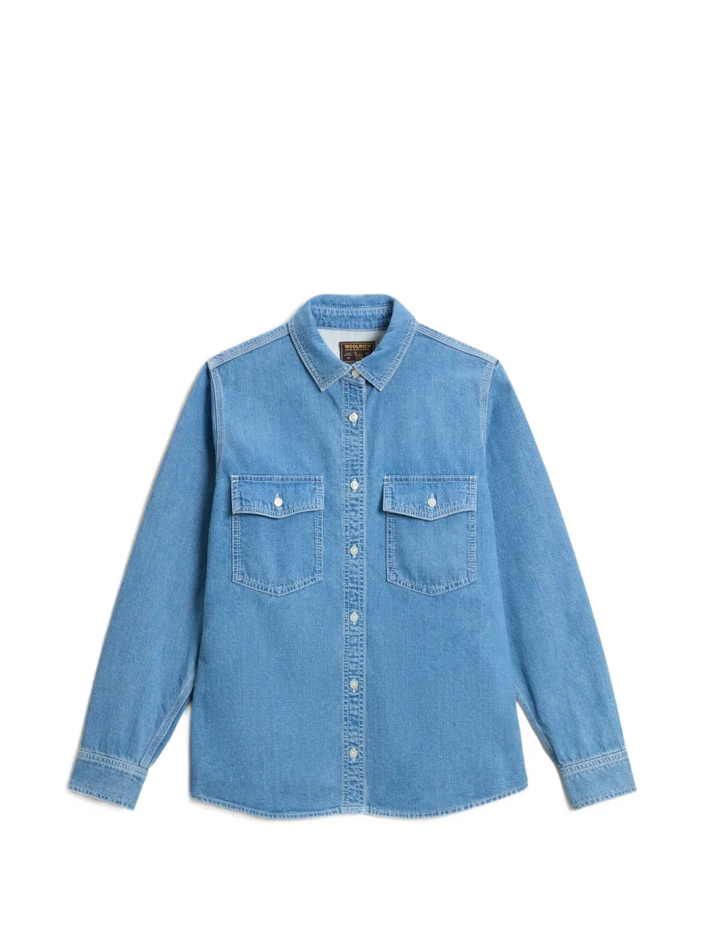 Woolrich Hemd mit Brusttasche - Blau