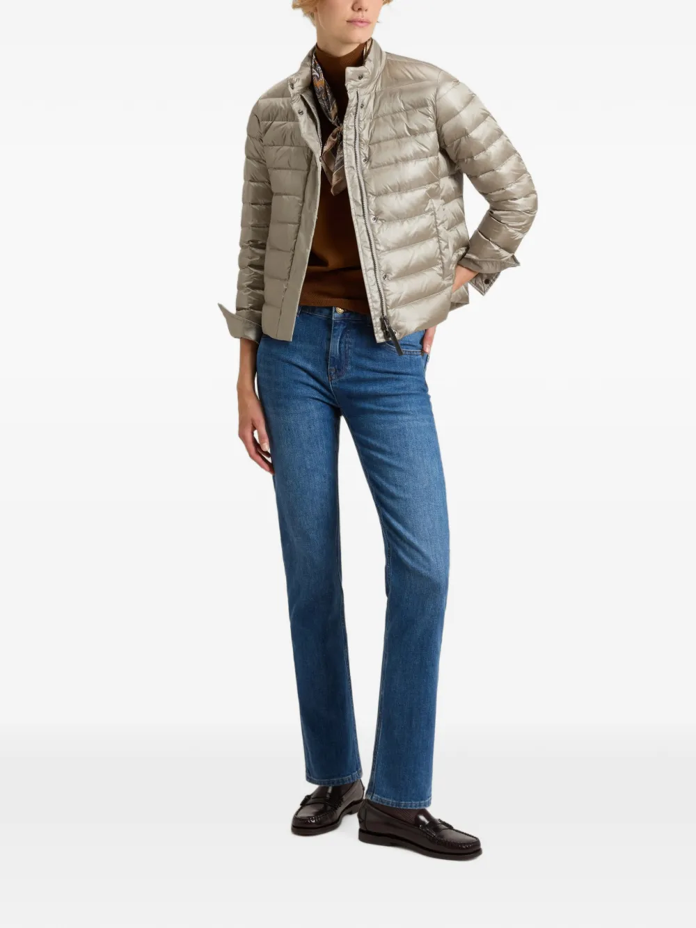 Woolrich Jack met metallic-effect Zilver