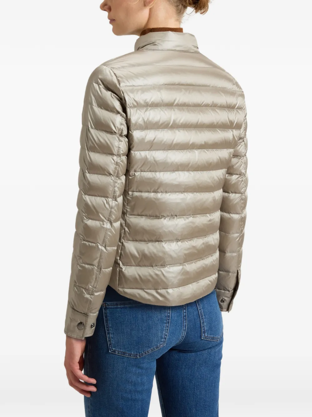 Woolrich Jack met metallic-effect Zilver