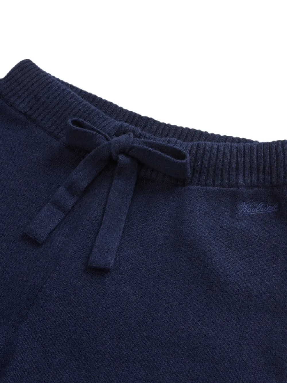 Woolrich Broek met trekkoordtaille Blauw