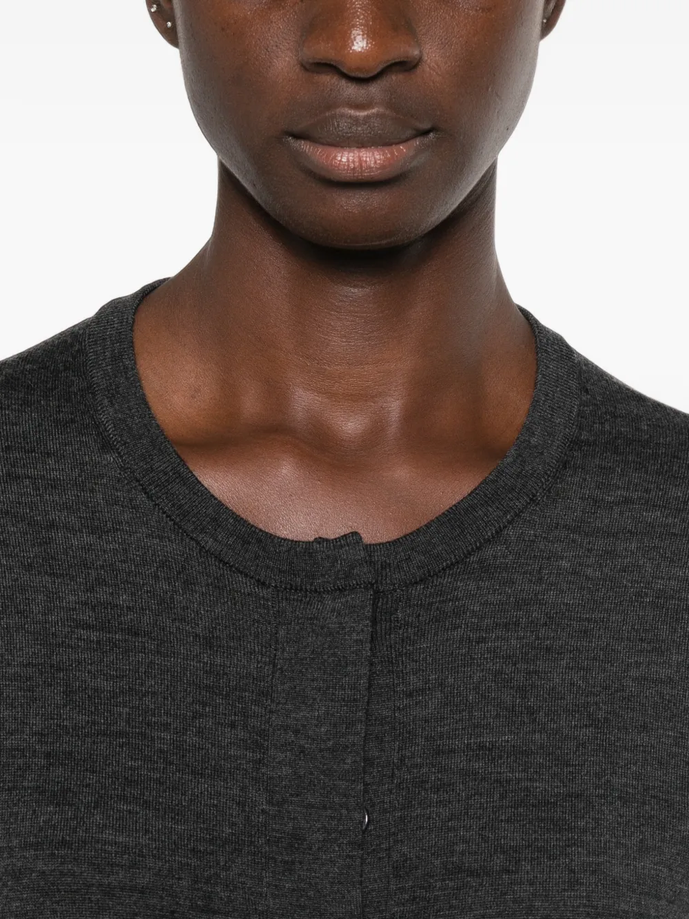 Le Petit Pulle Button-up vest Grijs