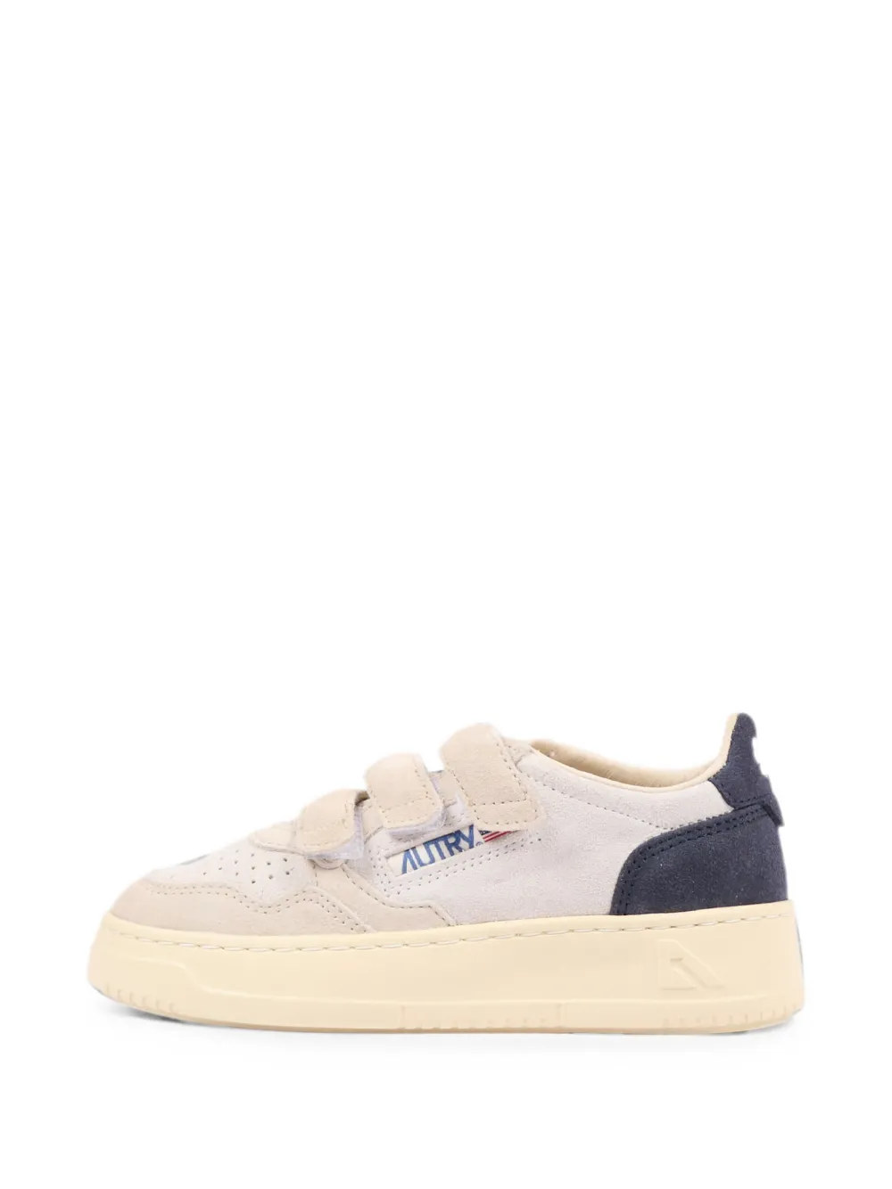 Autry Kids Medalist touch-strap sneakers Beige