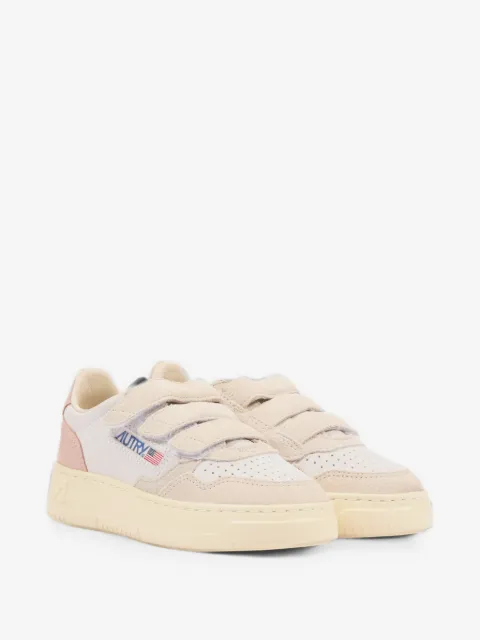 Autry Kids Medalist touch-strap leather sneakers