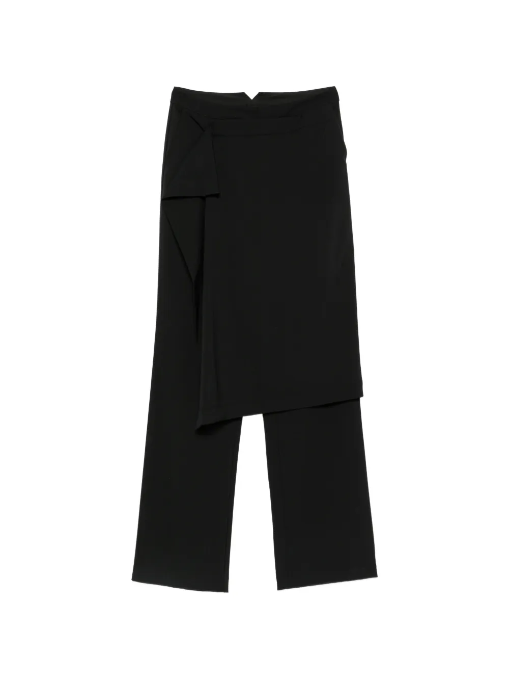 LE SULLY STUDIO layered-panel tailored trousers - Schwarz