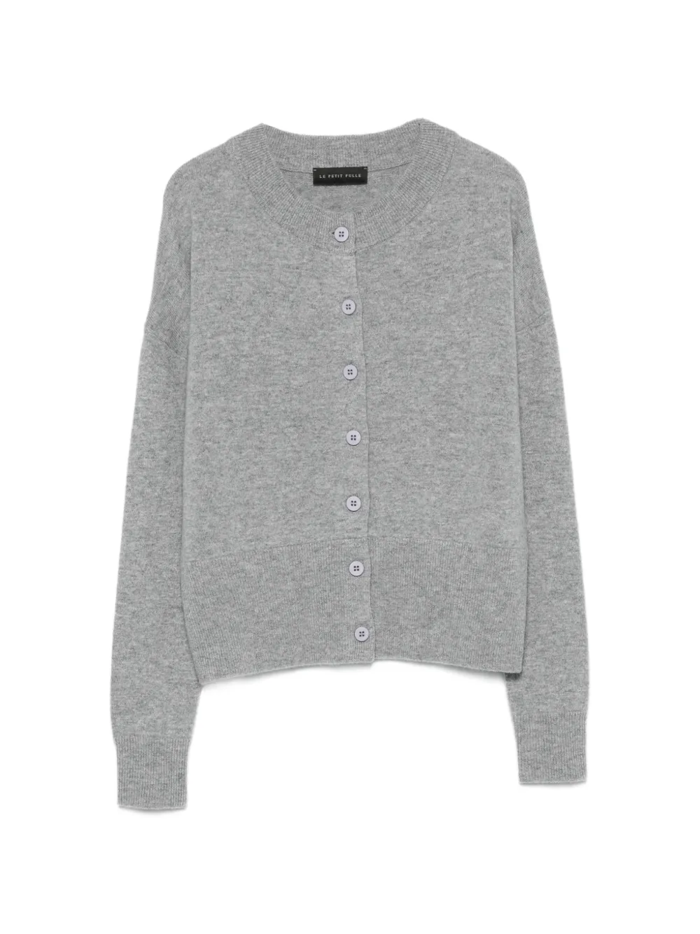 Le Petit Pulle Cardigan girocollo - Grigio