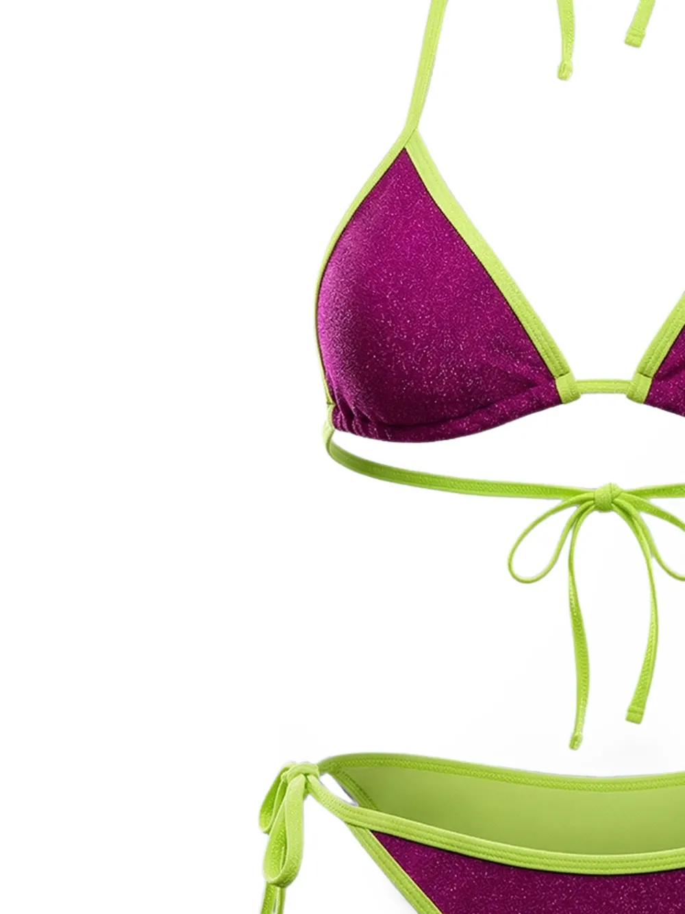 4GIVENESS KIDS Bikini met glitter-effect Paars