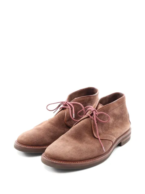 Brunello Cucinelli Vintage 2000s suede Chukka desert boots