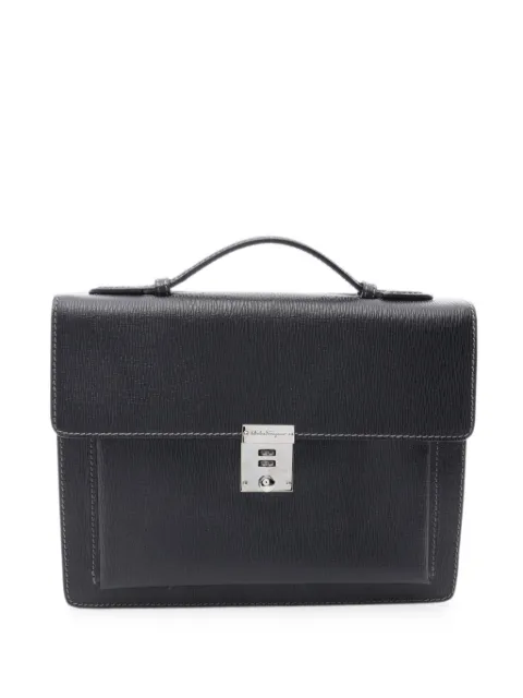 Ferragamo Pre-Owned 2010s textured leather tote bag