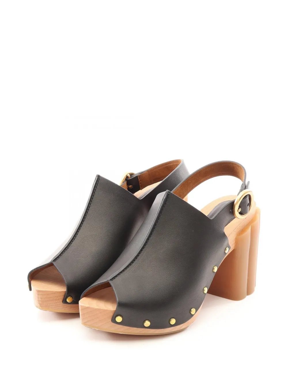 Stella McCartney Pre-Owned 2010s Daisy stud-embellished heeled sandals - Schwarz